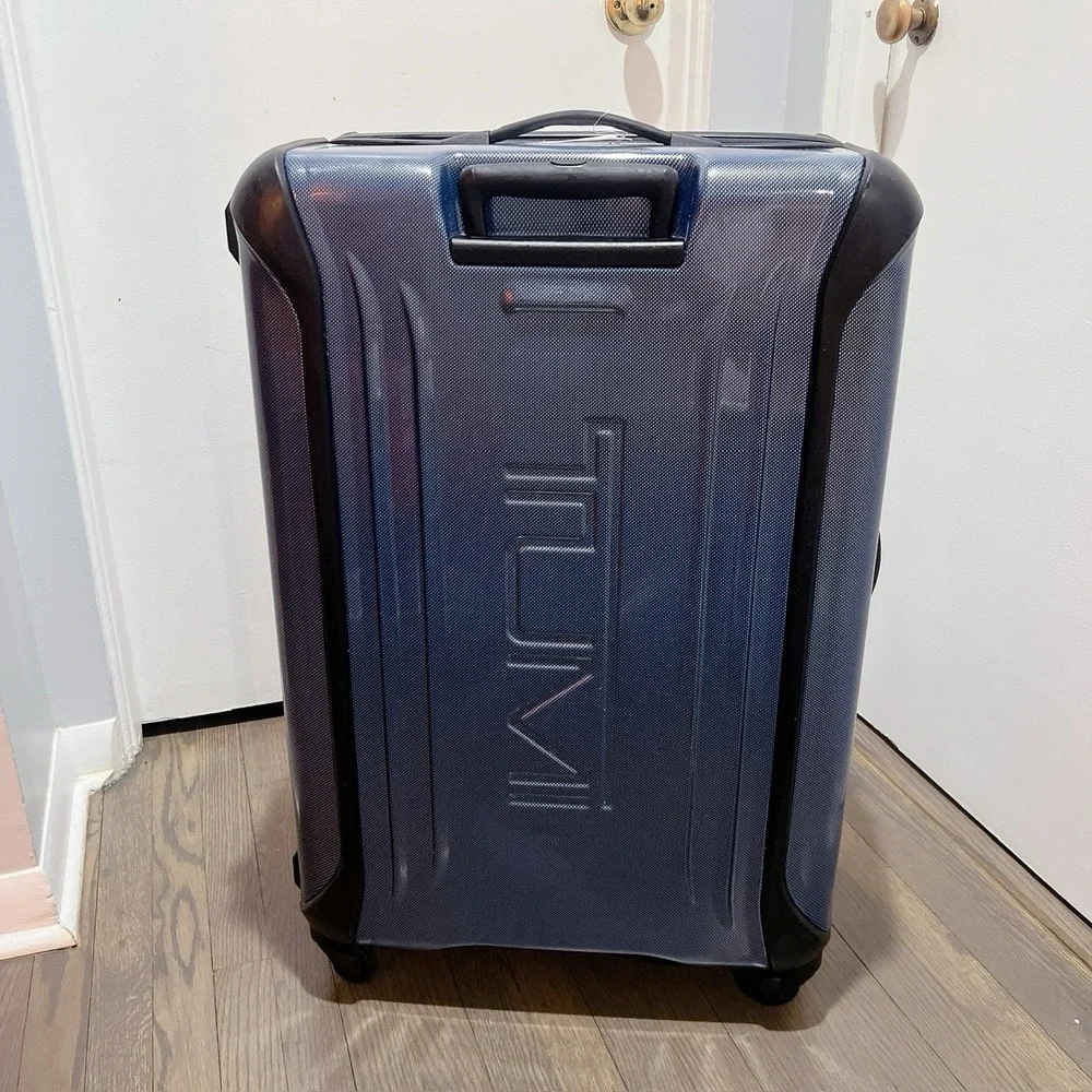 TUMI Vapor International Large Extended Packing Case 4 Wheel Navy Blue Black